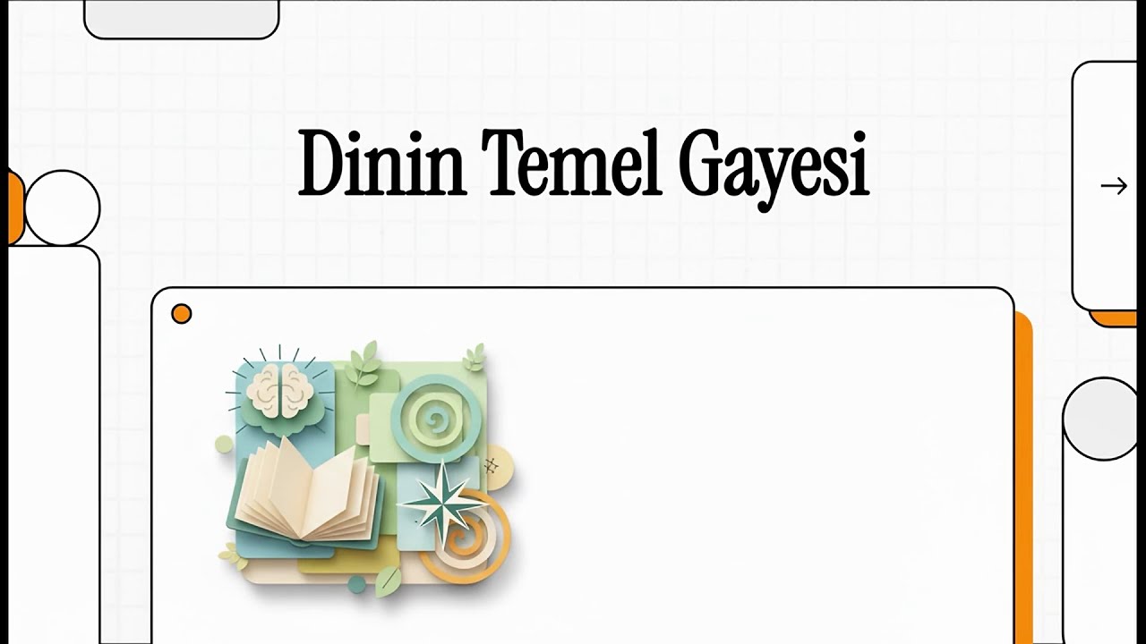 8.Sınıf Din Kültürü Dinin Temel Gayesi Konu Anlatımı