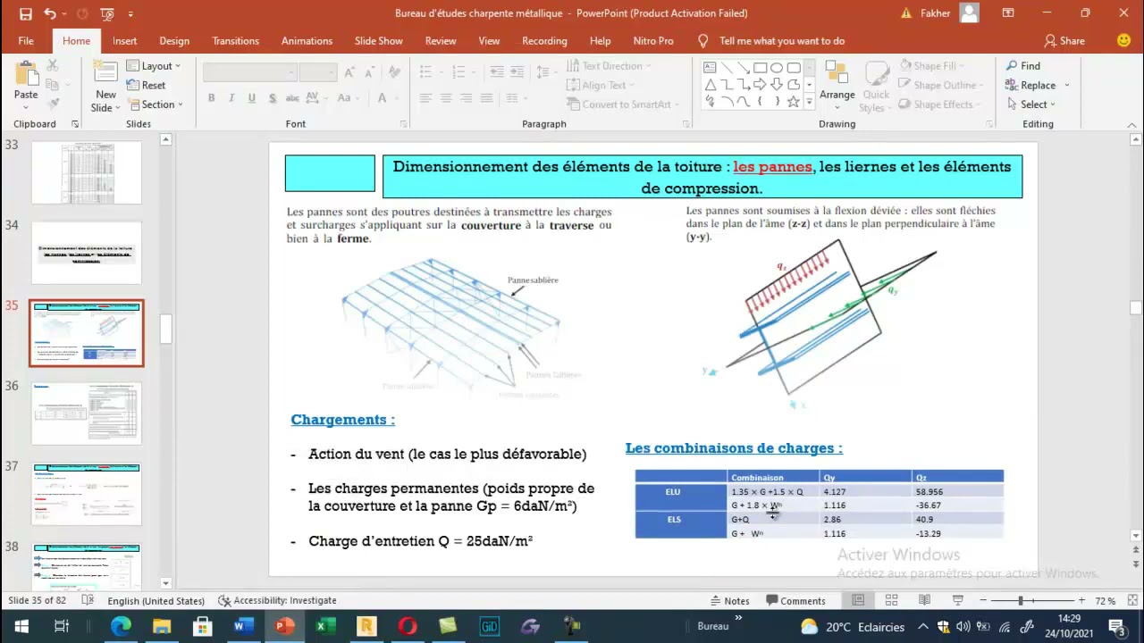 Dimensionnement des pannes