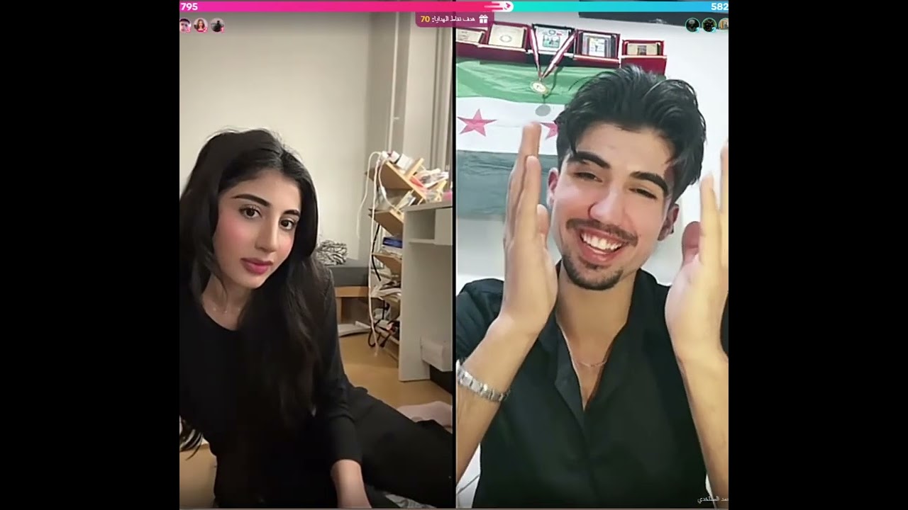 ليلى كيست مع محمد الصلخدي شوفو التحدي بينهم وصار يسال اسئلة شخصية ردة فعل ليلى