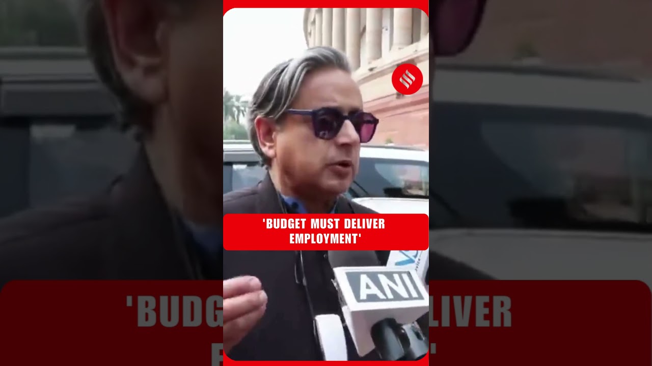 “Growth Must Not Be Jobless”: Shashi Tharoor Sets Expectations From Union Budget 2026