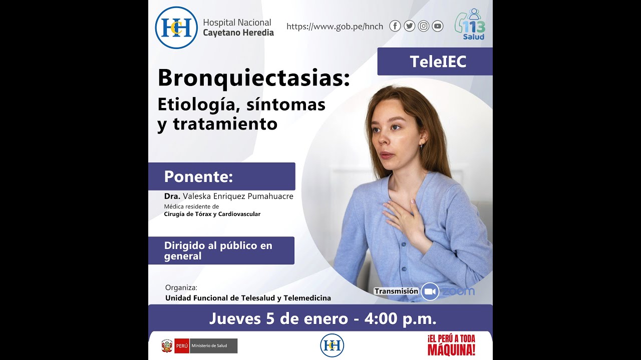 Bronquiectasias: Etiologia, sintomas y tratamiento