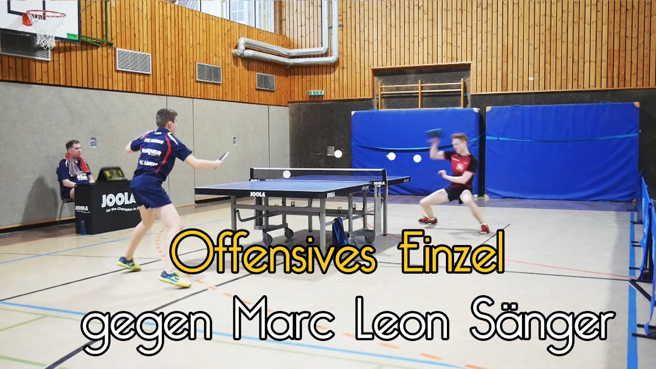 Marc Leon Sänger (TTC Altena) vs. Marvin Schüle (TuS Halver)