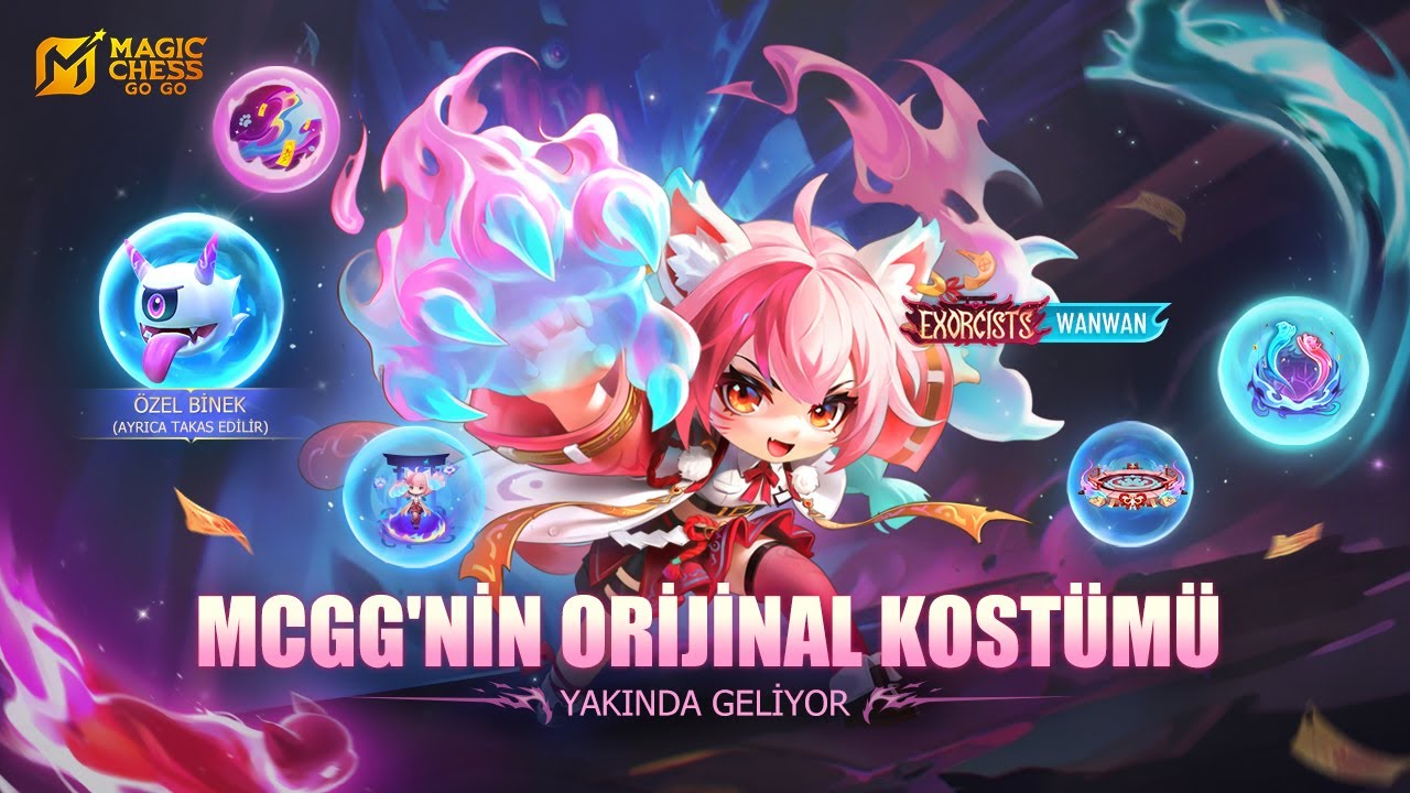 Yeni Egzorsist Serisi Kostümü | Egzorsist Wanwan | Magic Chess Go Go