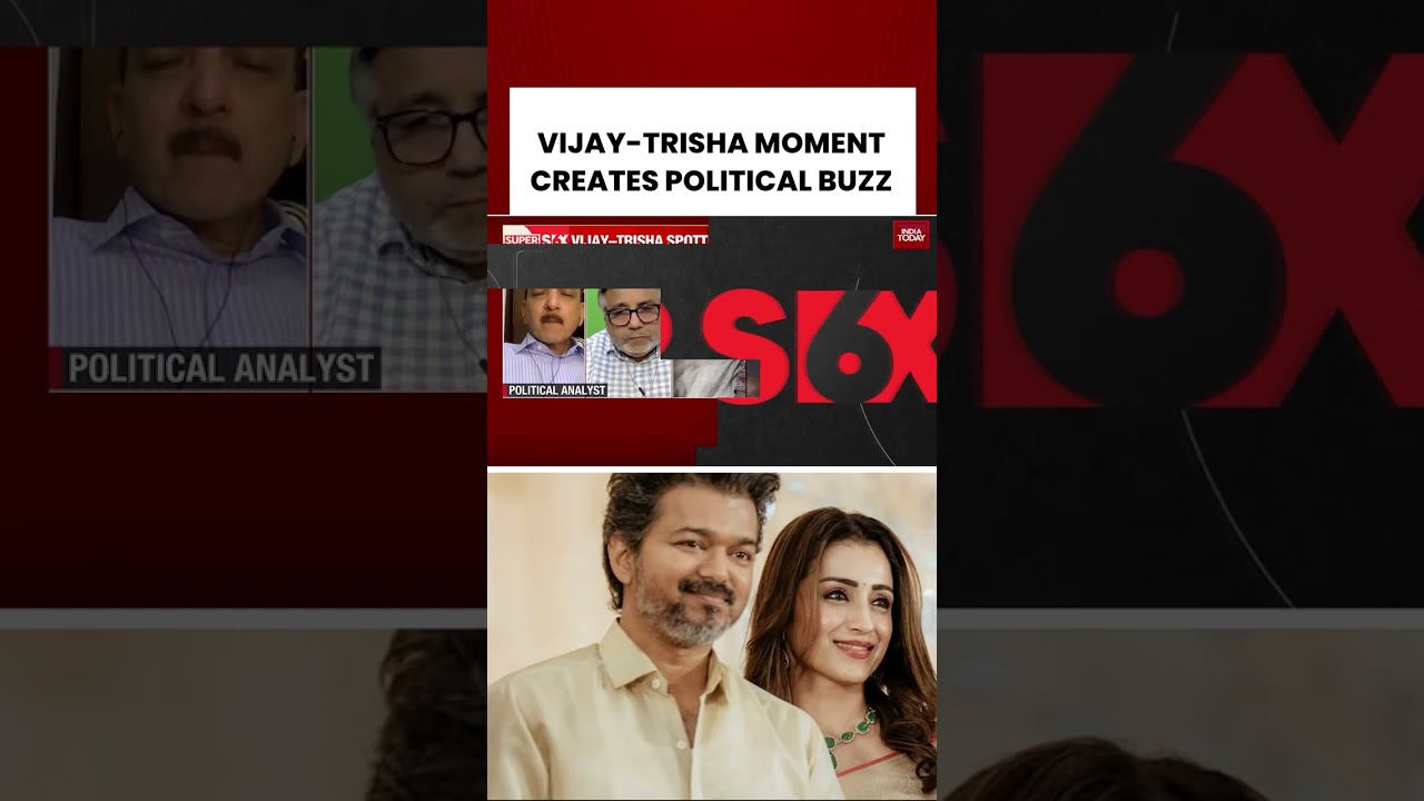 Vijay&rsquo;s Public Appearance with Trisha After Divorce Petition Leak #vijay  #trisha #spotted