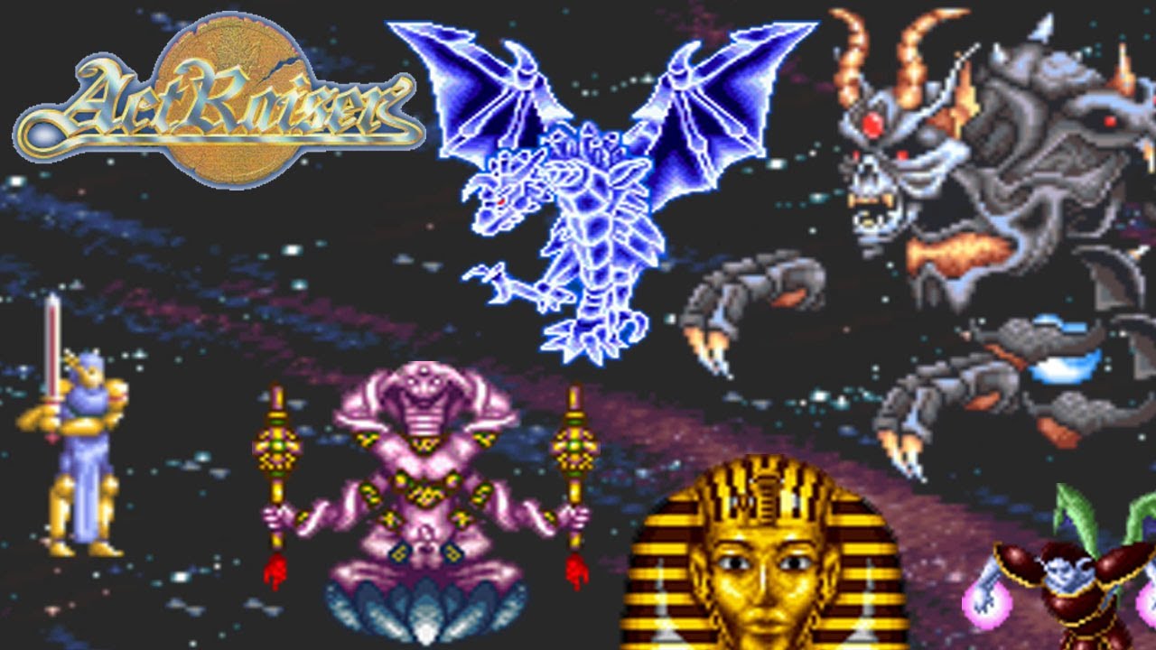 ActRaiser (SNES) // All Bosses