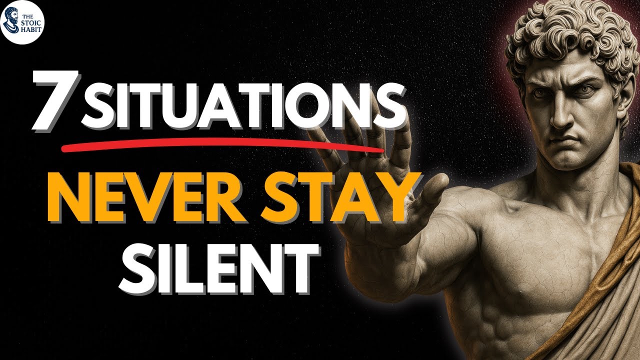 Never Stay Silent in These 7 Situations | Stoicism