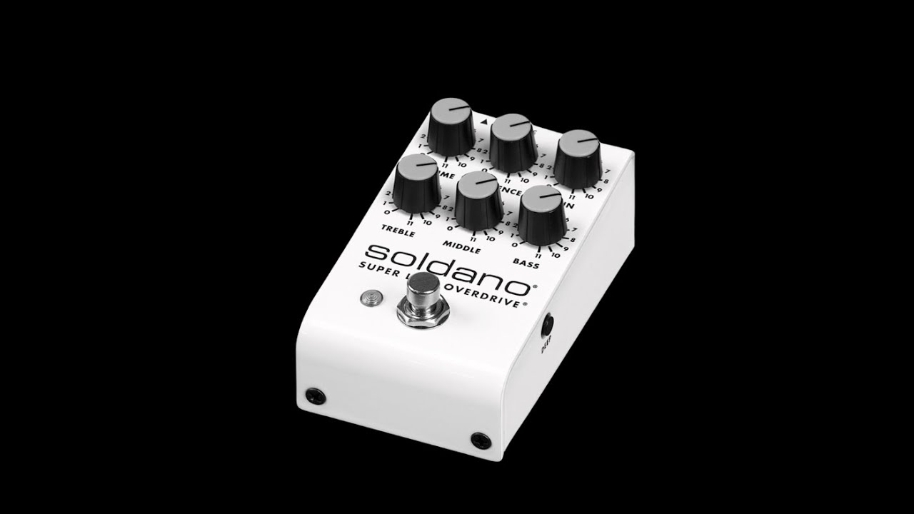 Soldano SLO Overdrive Guitar Pedal Overview