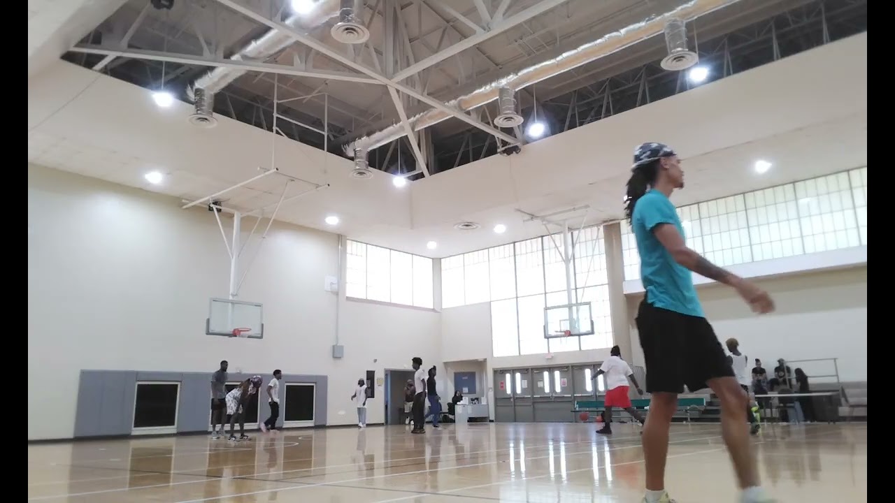 Working off the ball route during pickup ball