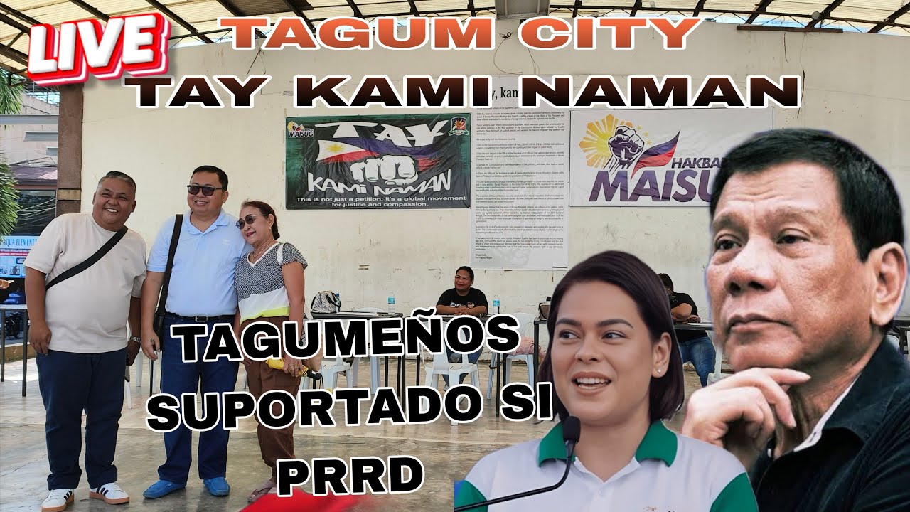 LIVE!TAY KAMI NAMAN SA TAGUM CITY! BRING PRRD HOME ALIVE!