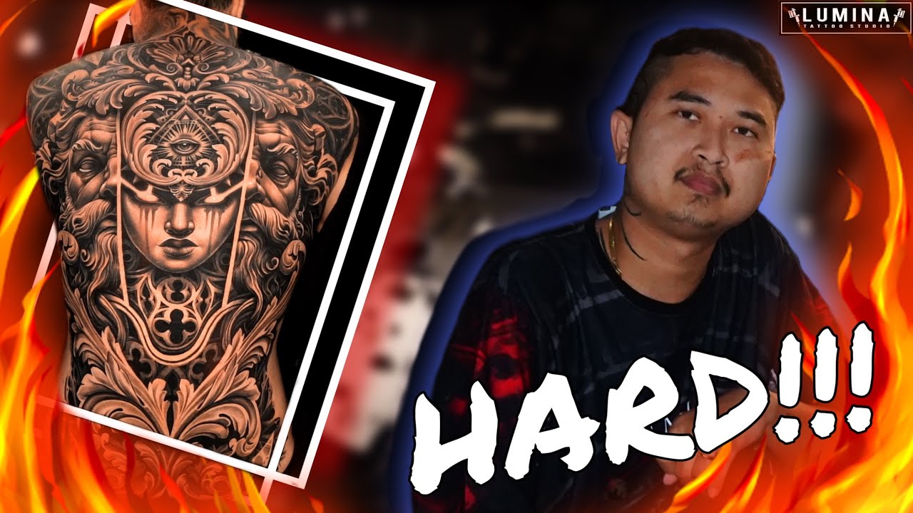 AMAZING COMBINATION FOR THIS FULL BACK TATTOO - GREEK MYTHOLOGY STYL3