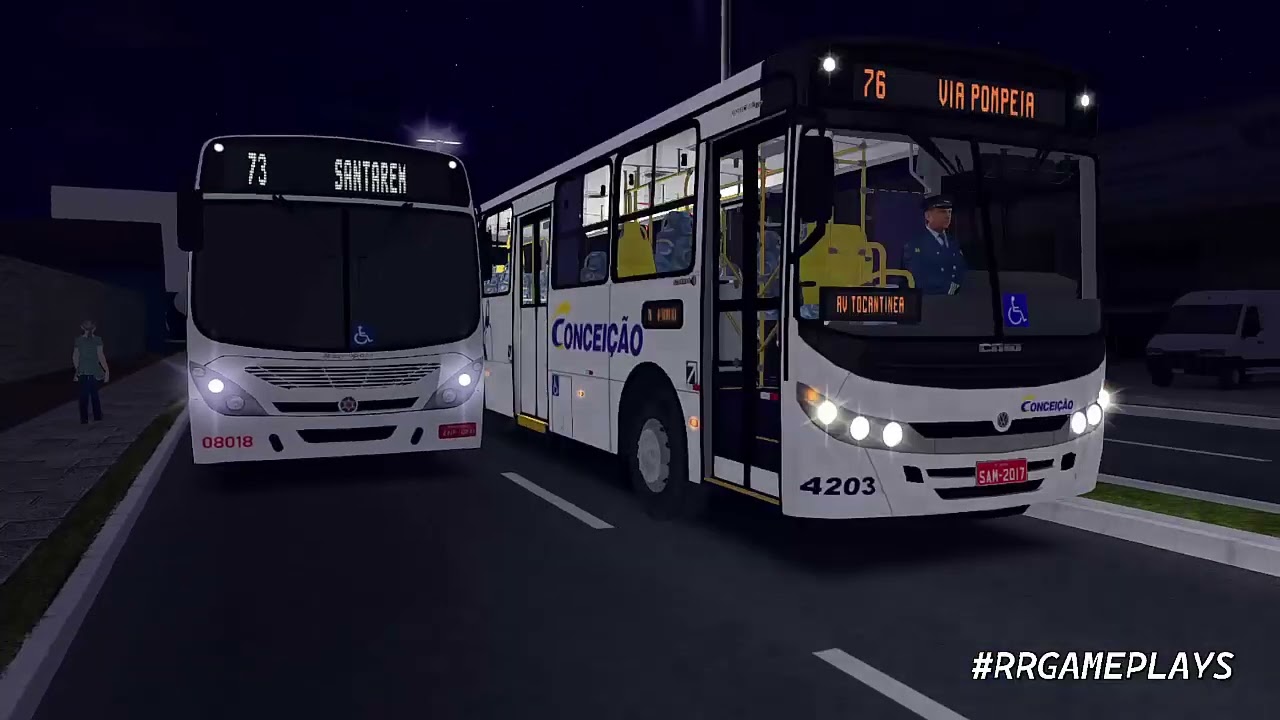 🔴#Omsi2 Caio Apache Vip II VW 17.230 - CONCEICAO 4203 - MAPA ZN NATAL FICTICIO L76