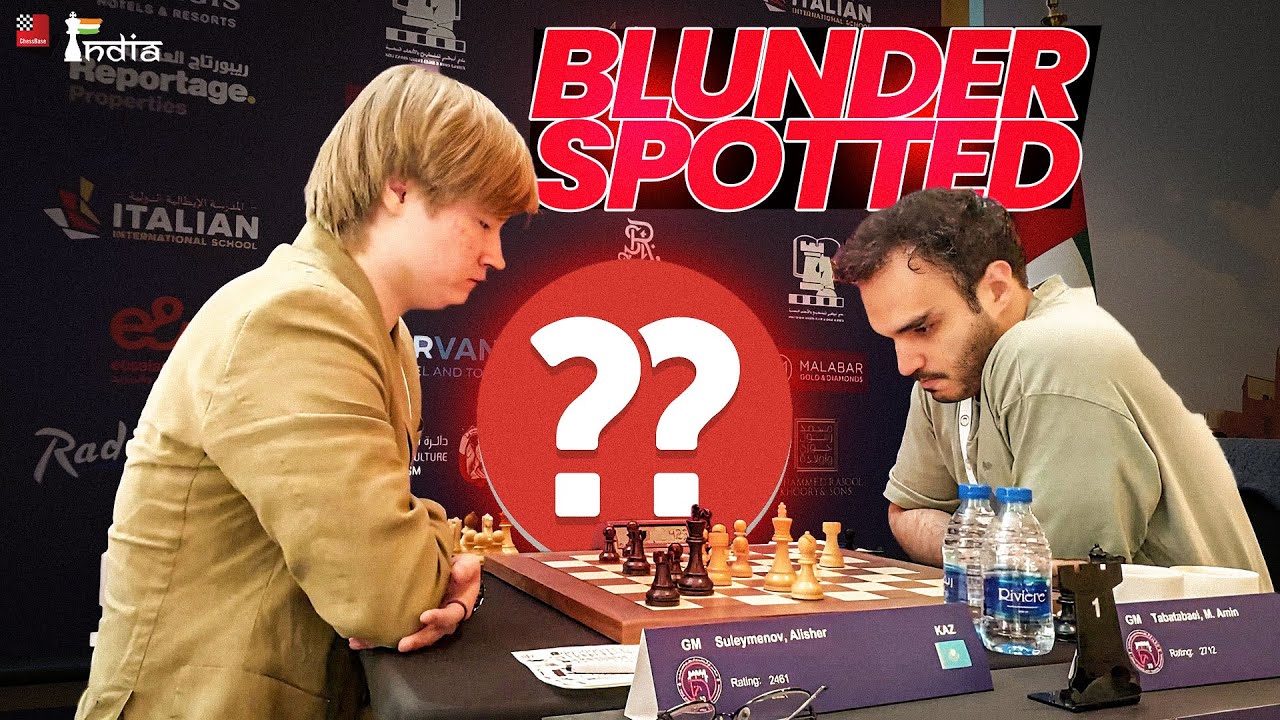 When You Spot The Blunder In A Flash | Tabatabaei vs Suleymenov | 30th Abu Dhabi Masters