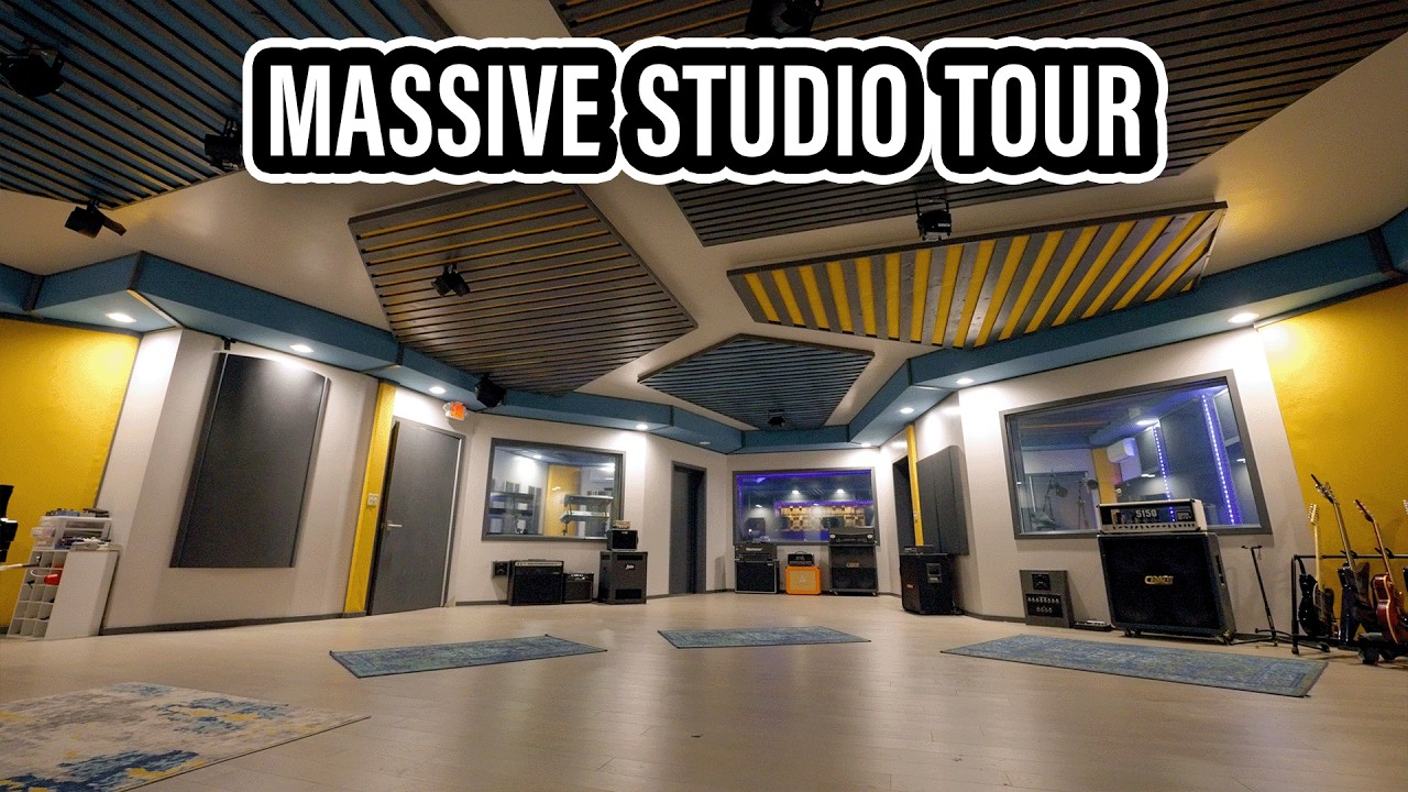 Inside a 1200 Sq Ft Live Room - Hi-Five Studio Tour