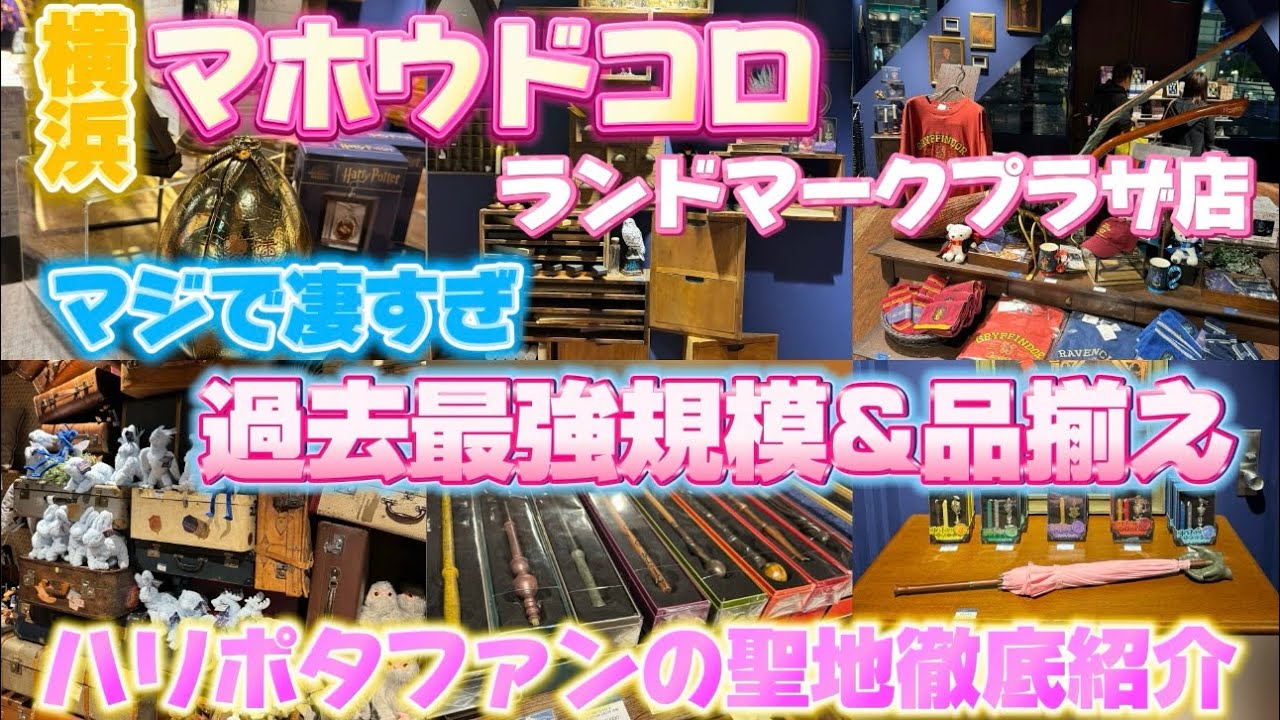 【マホウドコロランドマークプラザ店】過去最強規模&品揃えがマジで凄すぎた😍🪄⚡️横浜マホウドコロ徹底紹介🦉💌レアグッズ多数🌈