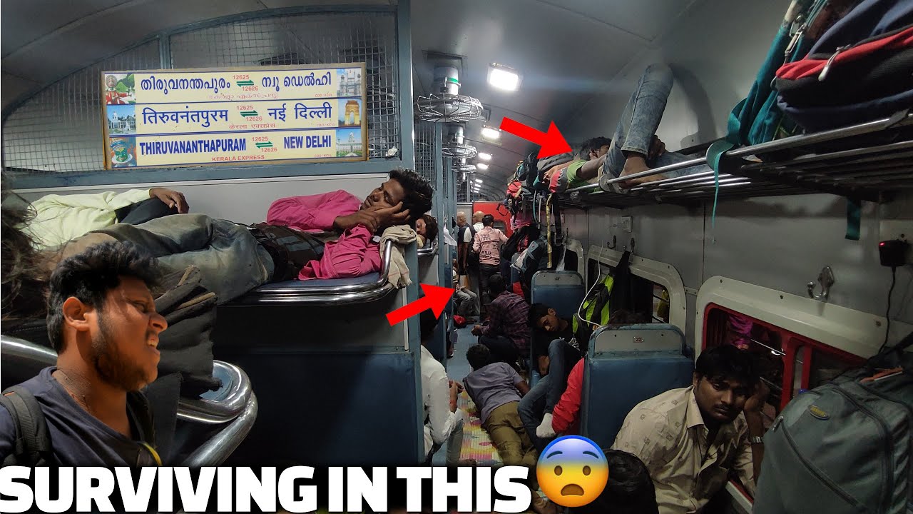 Kerala express train Journey | can you survive ? | Thiruvananthapuram to Delhi