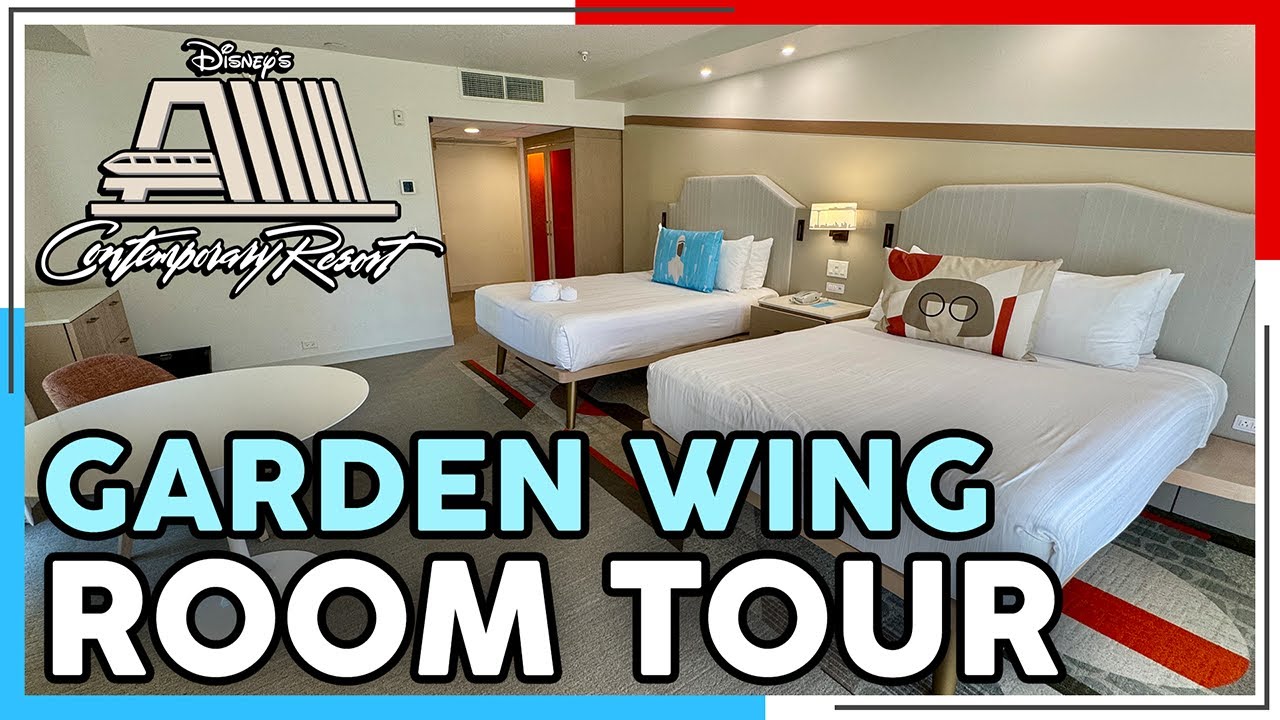 Room Tour: Disney’s Contemporary Resort - Garden Wing Water View