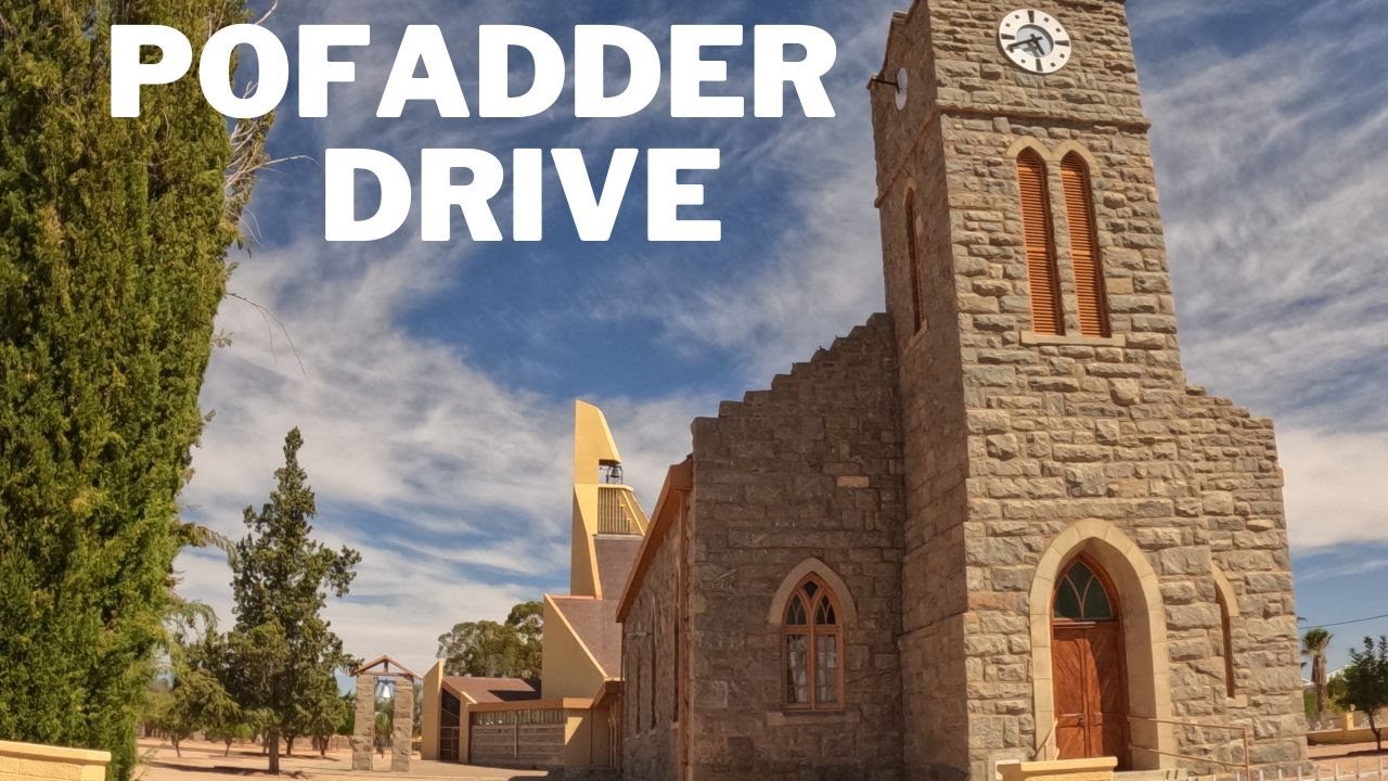 Pofadder - Driving in a remote desert town - Northern Cape, South Africa