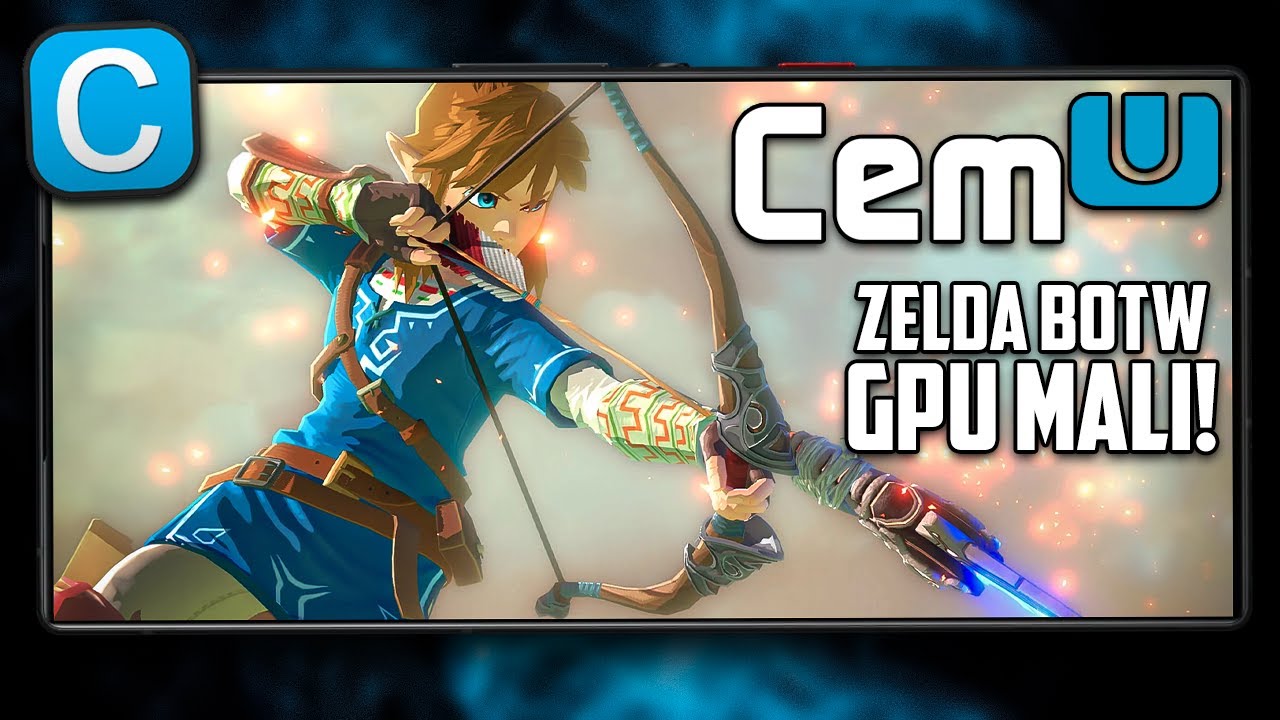 NOVA VERS&Atilde;O DO CEMU PARA ANDROID ABRINDO ZELDA BOTW EM GPU MALI! | Wii U Emulator ANDROID