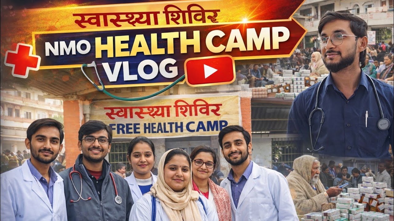 NMO Health Camp Vlog | Latest Vlog | Medical Camp Vlog | NMO | Amrit Roy MBBS | RDJMMCH 