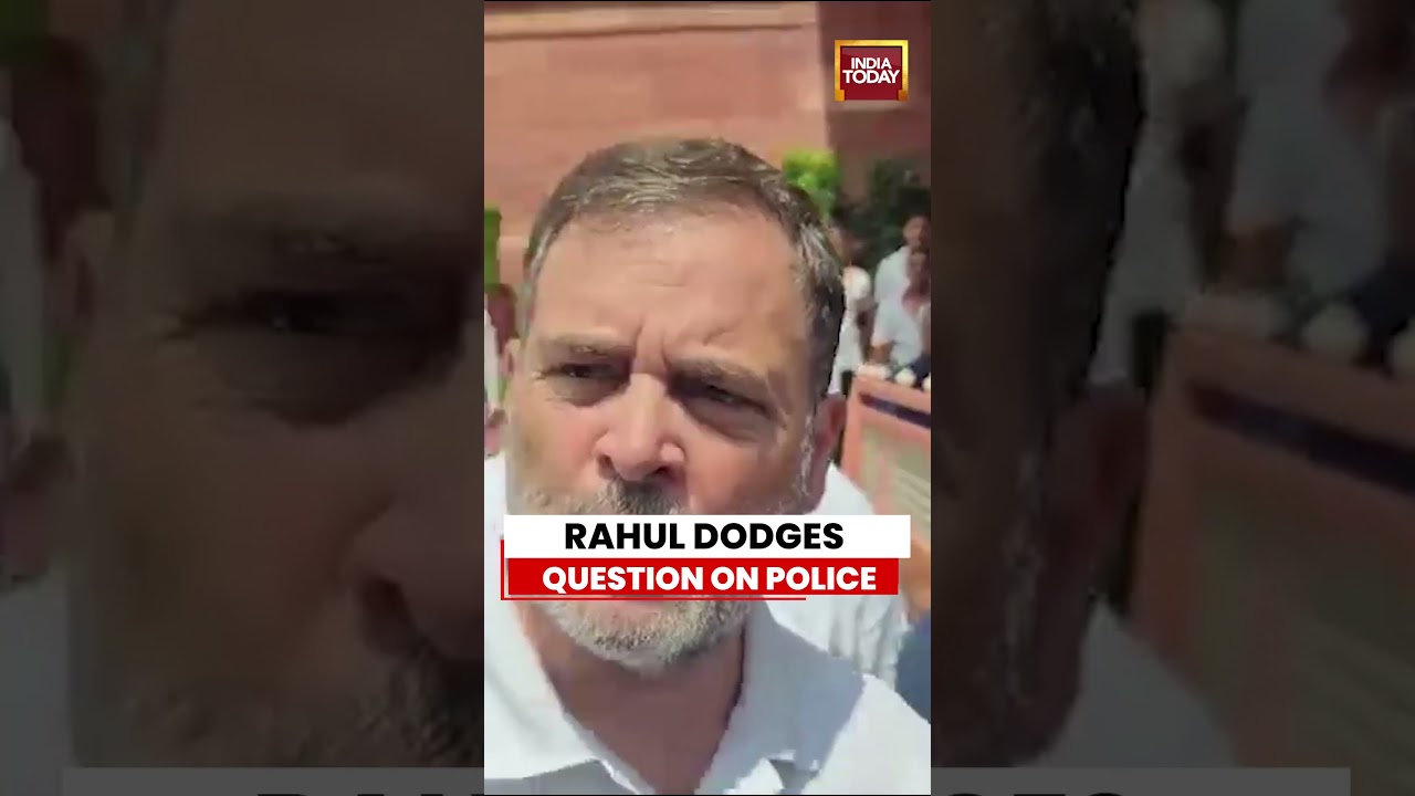 Rahul Gandhi's Brief Response On Police Action During CJP Protest Sparks Debate #rahulgandhi #police