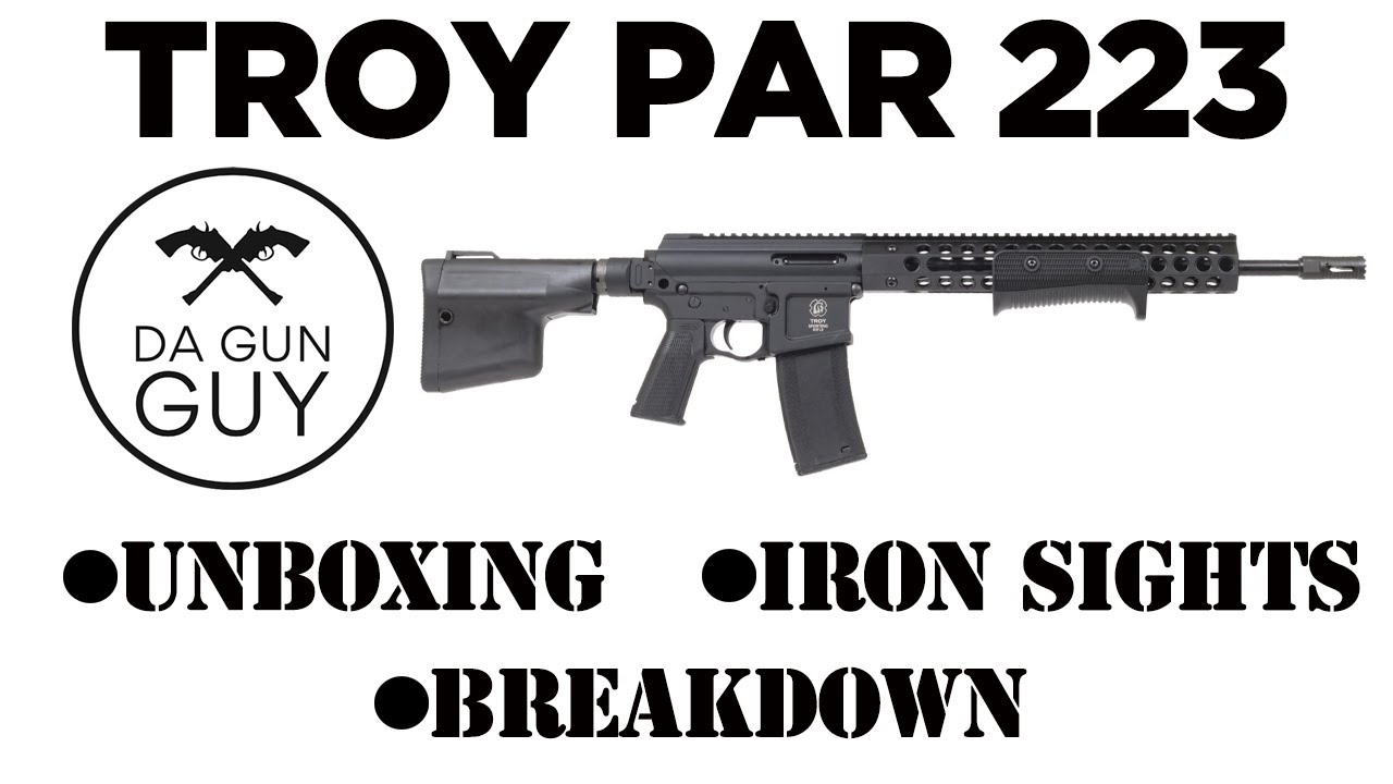 A first look at the TROY PAR (Pump Action Rifle) 223