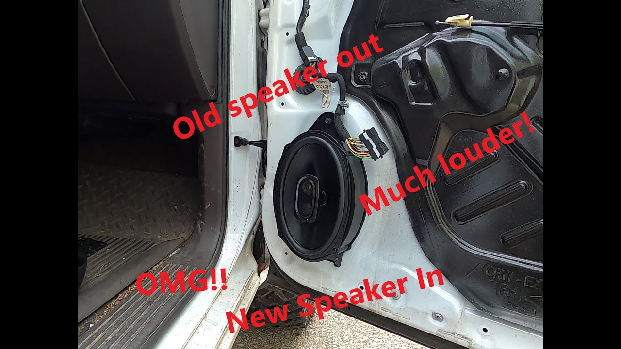 2014 GMC sierra front speaker replacement