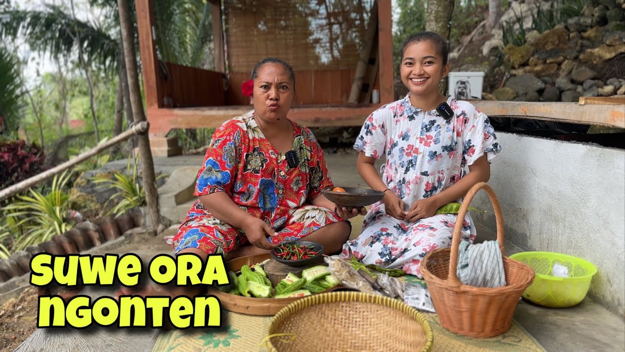 ALHAMDULILLAH BISA NGONTEN LAGI || PANEN PARE DI KEBUN SENDIRI