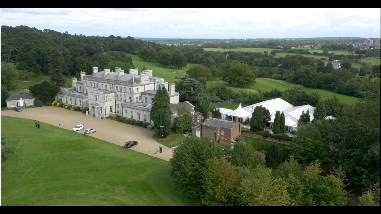 Addington Palace Asian Wedding Professional Aerial Videography HD
