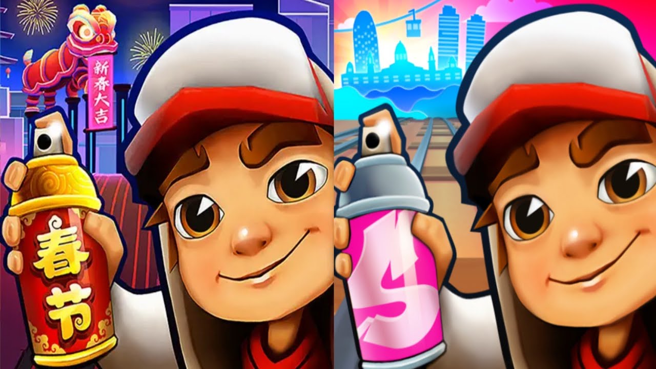 Subway Surfers : Journey to the East 2021 vs Barcelona 2023