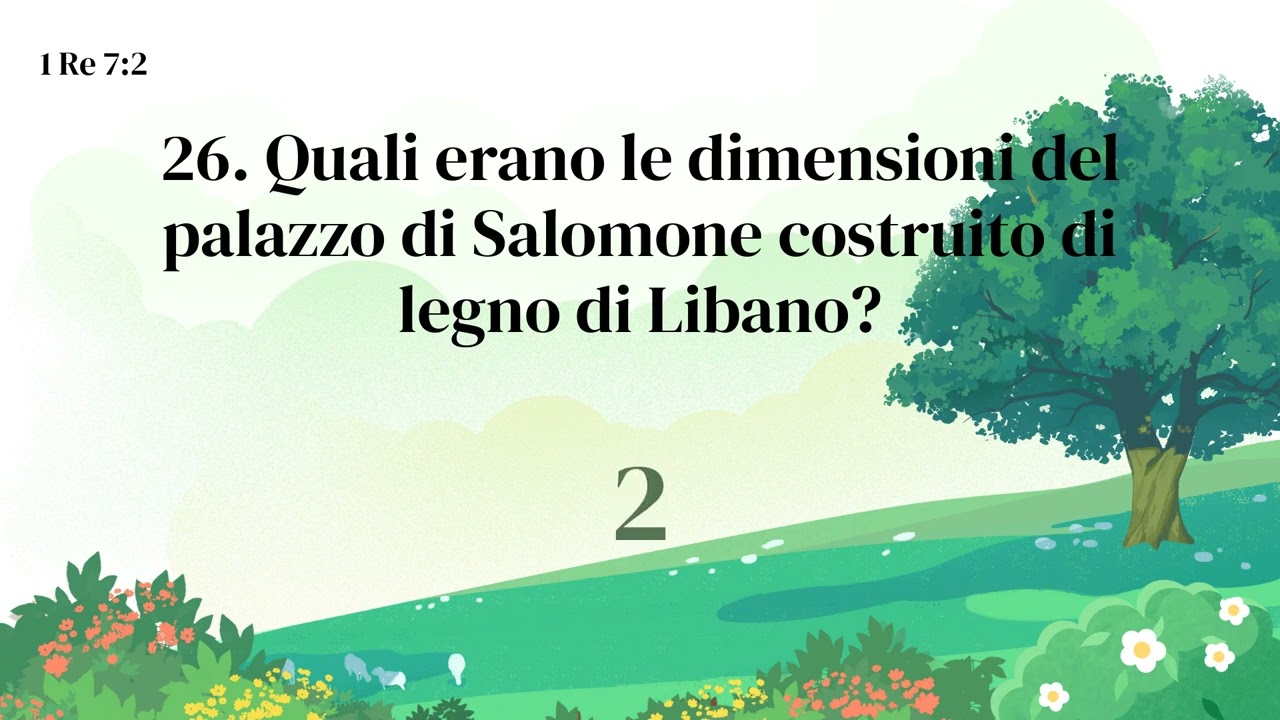 Piccolo dizionario misterioso e utile della Bibbia - Quiz Biblico Parte 62