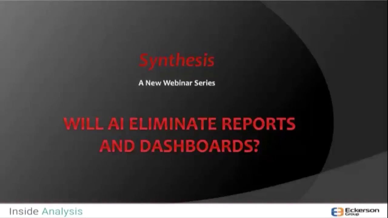 Will AI Eliminate Reports and Dashboards?