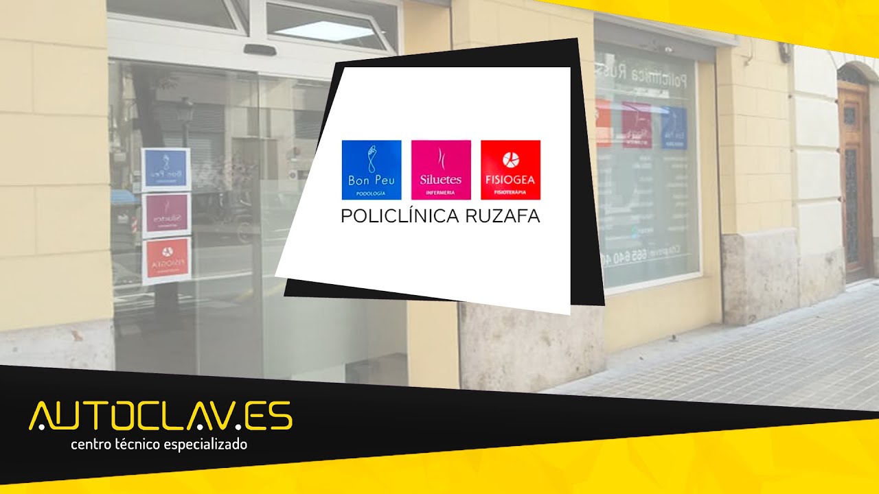 Policlínica Ruzafa Valencia. Autoclave Mocom B Classic 22 Litros