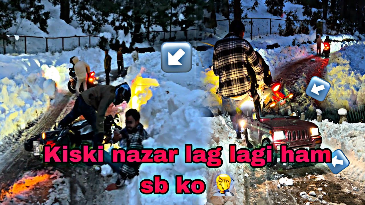 Ya keya ho gaya Patnitop main hamara sath 😬