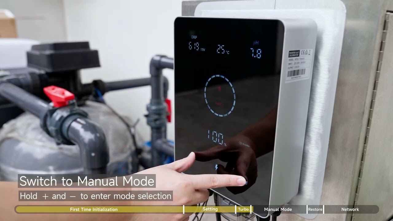 Inverquark Salzelektrolyse Aquark® Mr. Pure Inverter - Inbetriebnahme und Anwendung