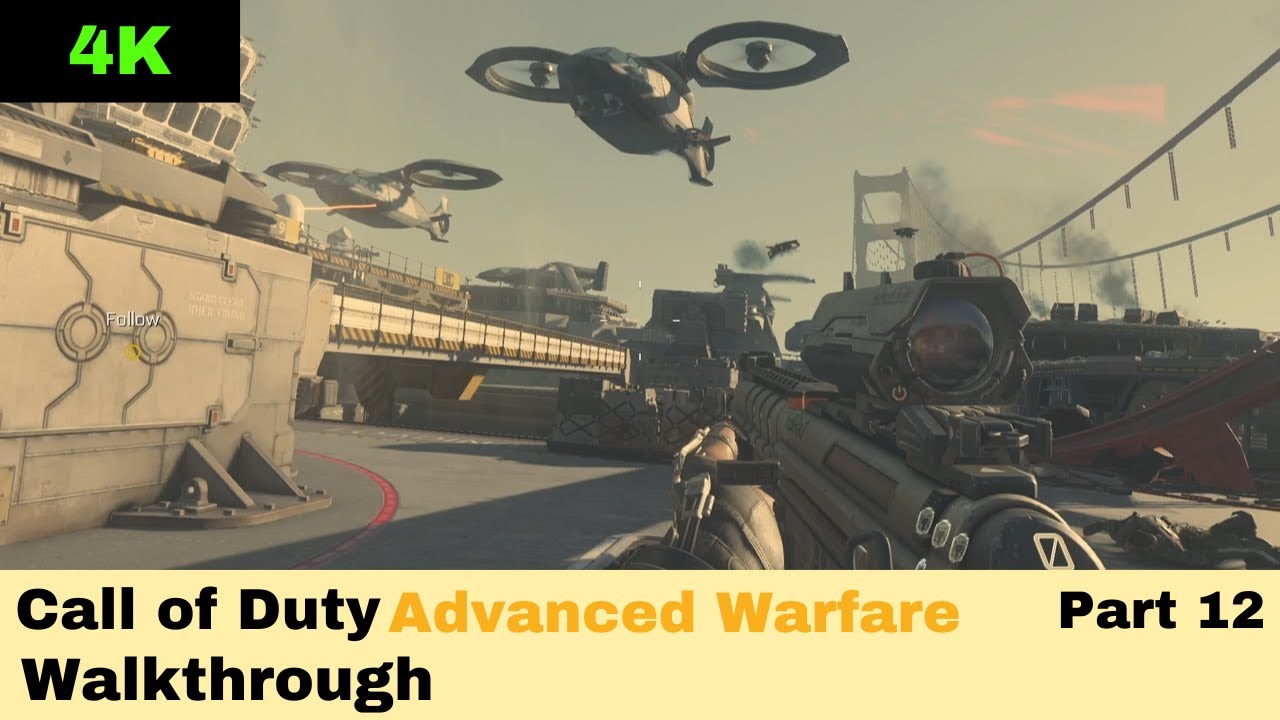 Call of Duty Advanced Warfare Walkthrough Part 12 - (Xbox Series X) HD 4K60FPS (No Commentary)