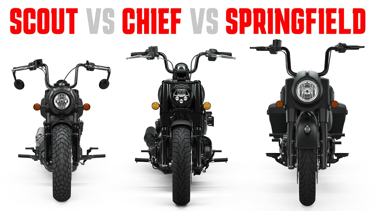 Что вам подходит? Scout Bobber Twenty против Chief Bobber Dark Horse против Springfield Dark Horse