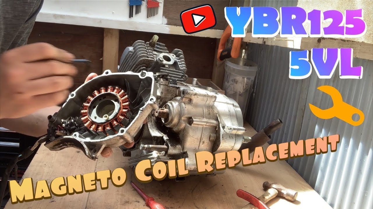 Yamaha YBR125 Magneto/Stator Winding Replacement!!! (5VL Engine)