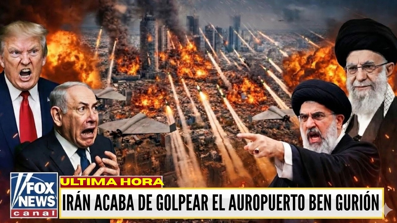 Irán acaba de atacar el aeropuerto Ben Gurion — la última salida de Israel acaba de cerrarse...