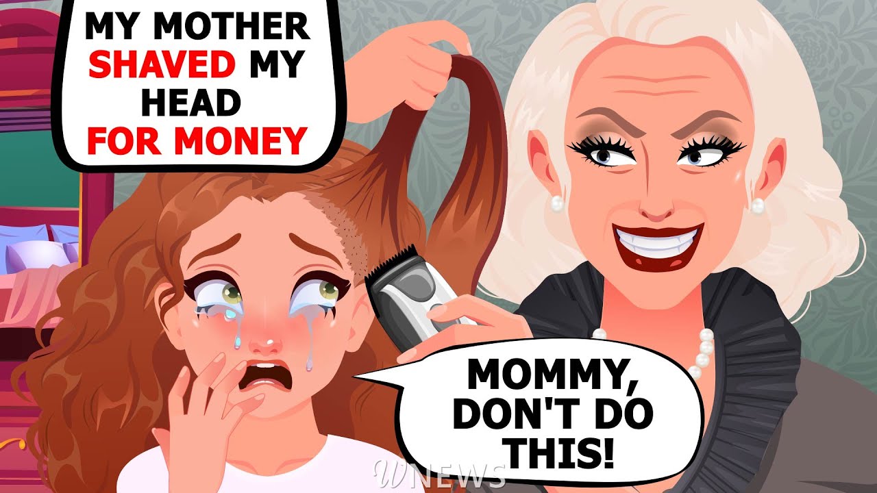 My mother shaved my head for money