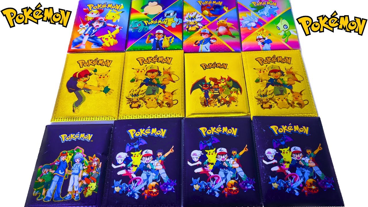 This is The Varieties of Pokemon Black, Golden, and Rainbow Booster Packs Collection #pokemon #yt