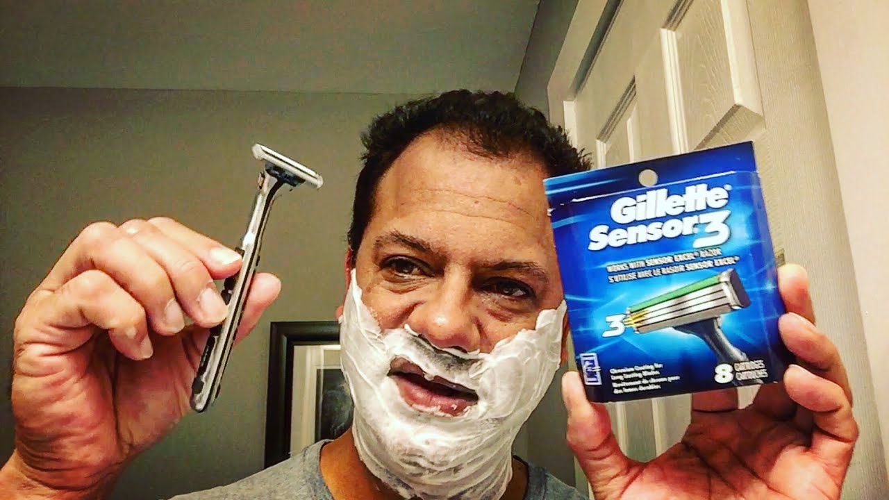 Gillette Mach 3 Turbo v. Sensor Excel 3 Blade | Day 9  #ShaveWars