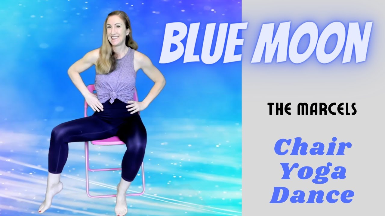 BLUE MOON The Marcels * Chair Yoga Dance * Doo Wop! Hand Jive seated dance for SENIORS/BEGINNERS