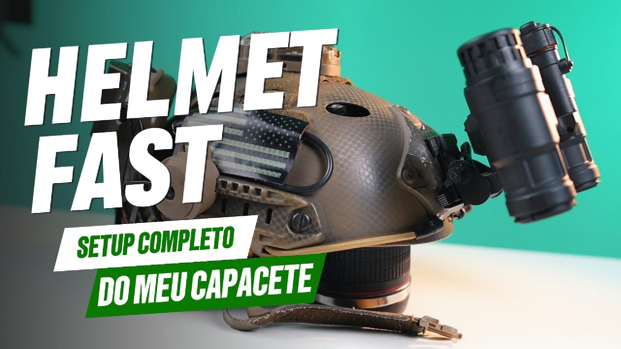 Capacete Airsoft Helmet FAST Ops Core Loadout - GOLP Airsoft Team