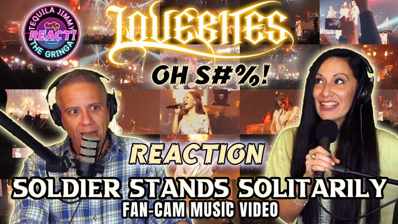 FANS GET THE SPOTLIGHT! - LOVEBITES - SOLDIER STANDS SOLITARILY (FANCAM) - REACTION