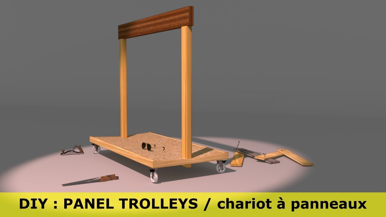DIY: Chariot porte panneaux