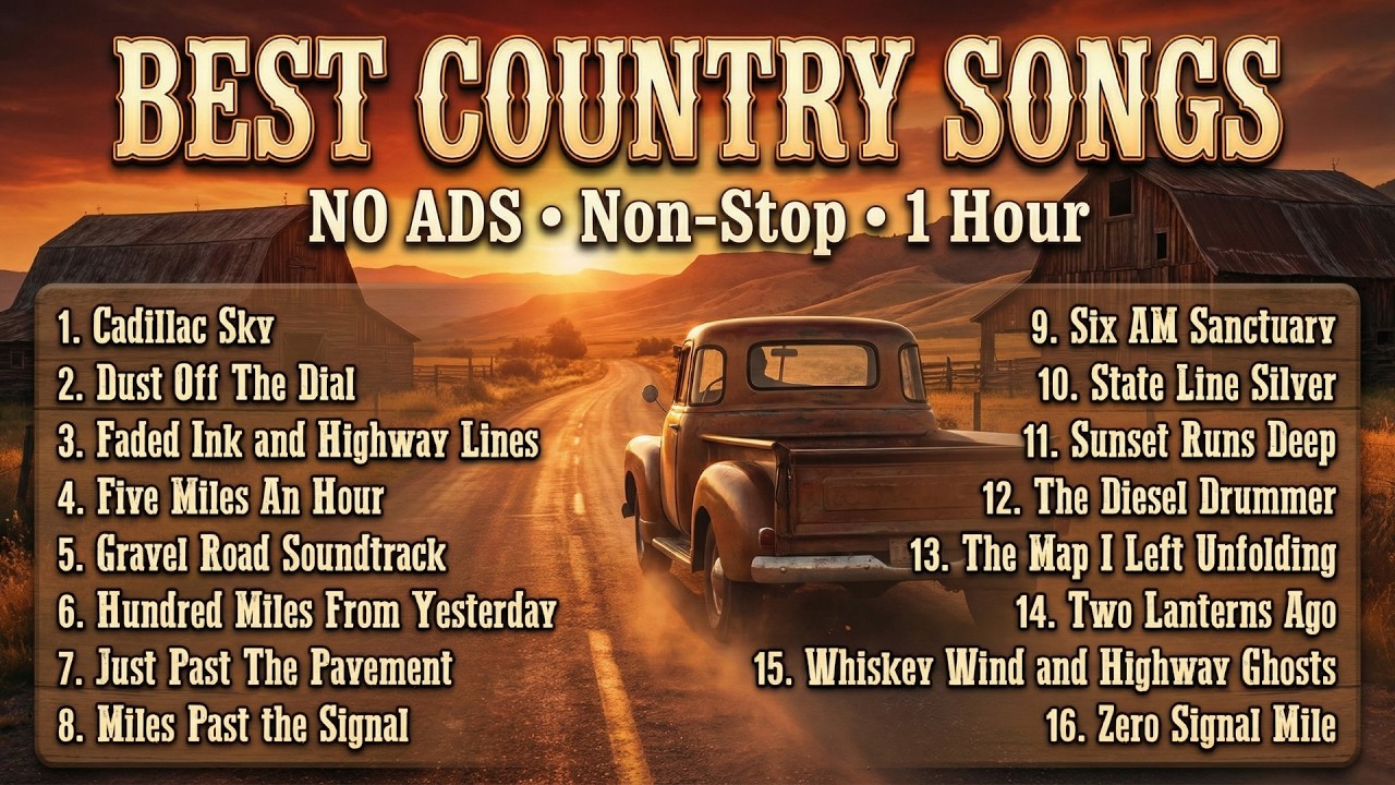 BEST COUNTRY SONGS 2026 🎶 New Country Music Mix | Ultimate Road Trip & Highway Drive Anthems