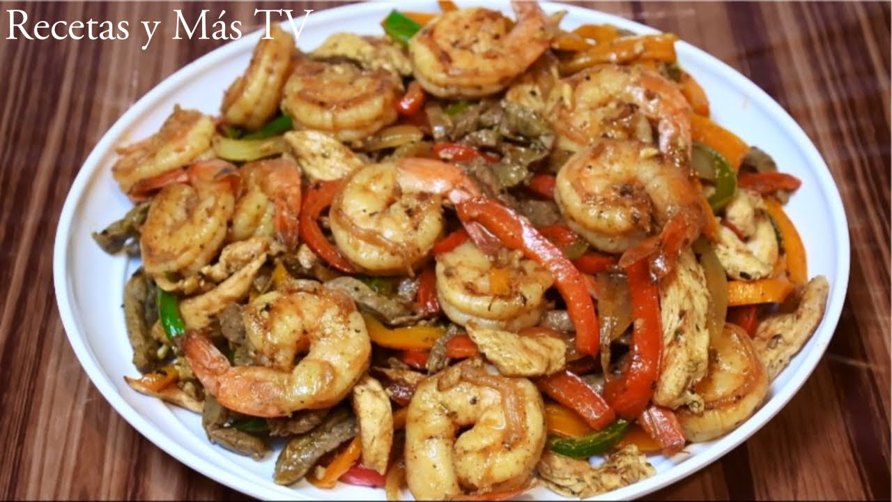 Cómo hacer Fajitas Mixtas bien marinadas y ricas