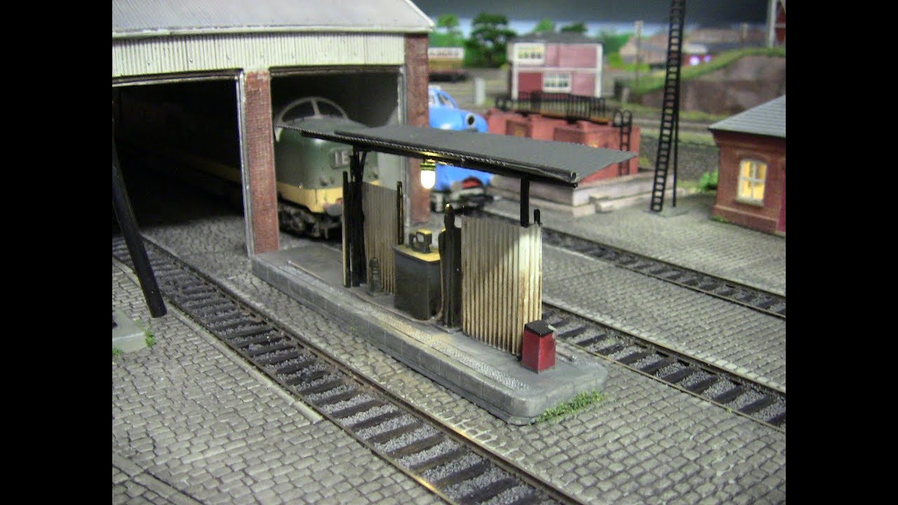 The Diesel Depot_Modifying The Bachmann Fueling Point   No137