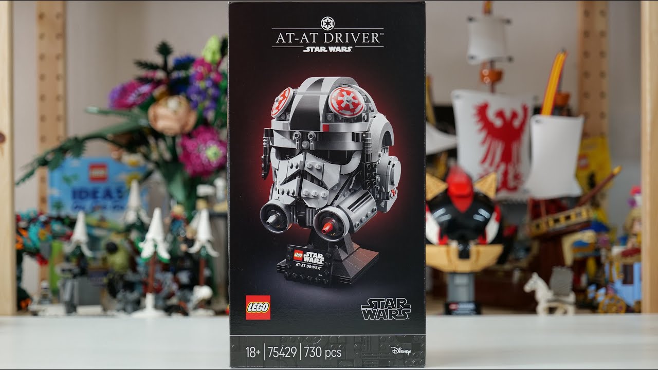 LEGO Star Wars 75429 AT-AT Driver Helmet - LEGO Speed Build Review