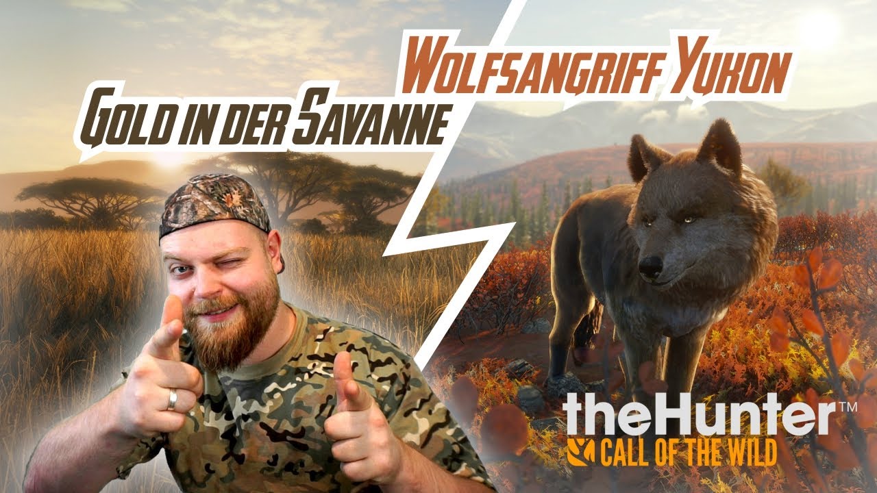 Wolfsangriff Yukon & Gold in der Savanne | theHunter: Call of the Wild
